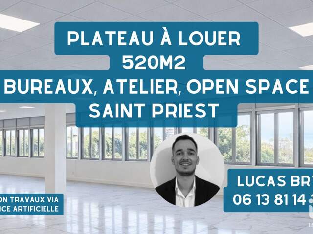 Location Bureaux 520 m&sup2; — photo du bien