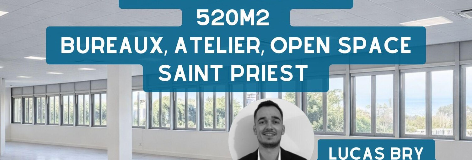 Bureau  520 m² à louer à Saint-Priest (69800)