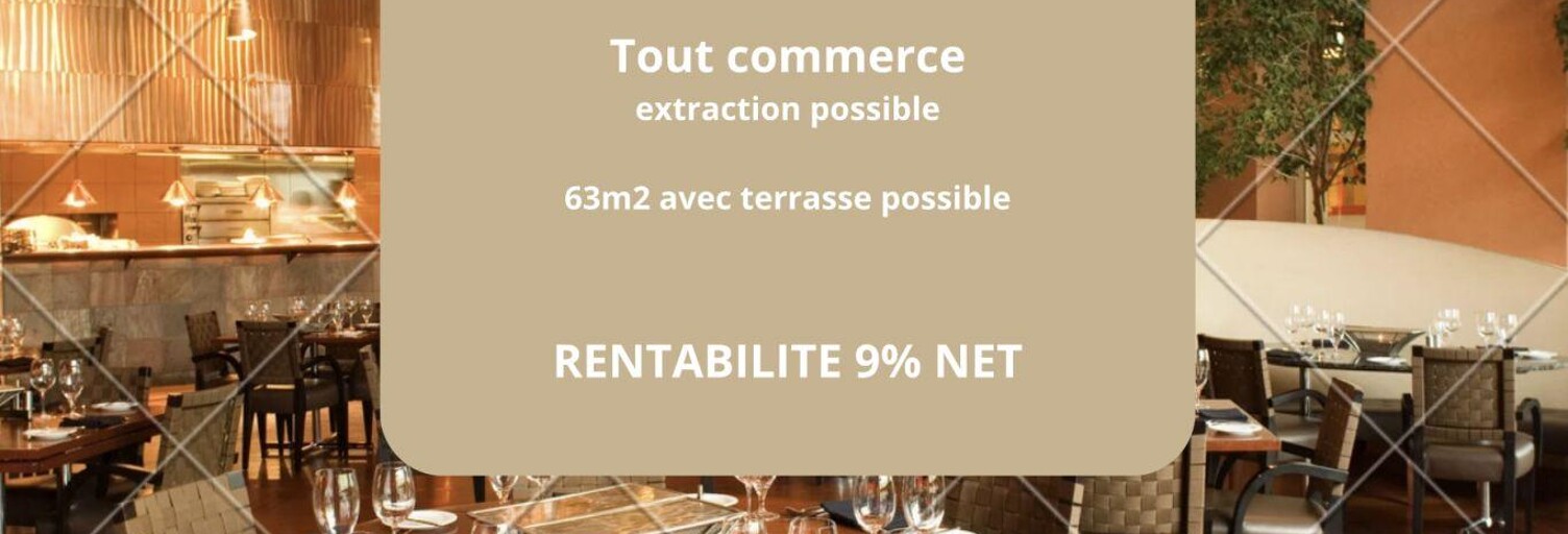 Commerce  63 m² à vendre à Neuilly-sur-Marne (93330)