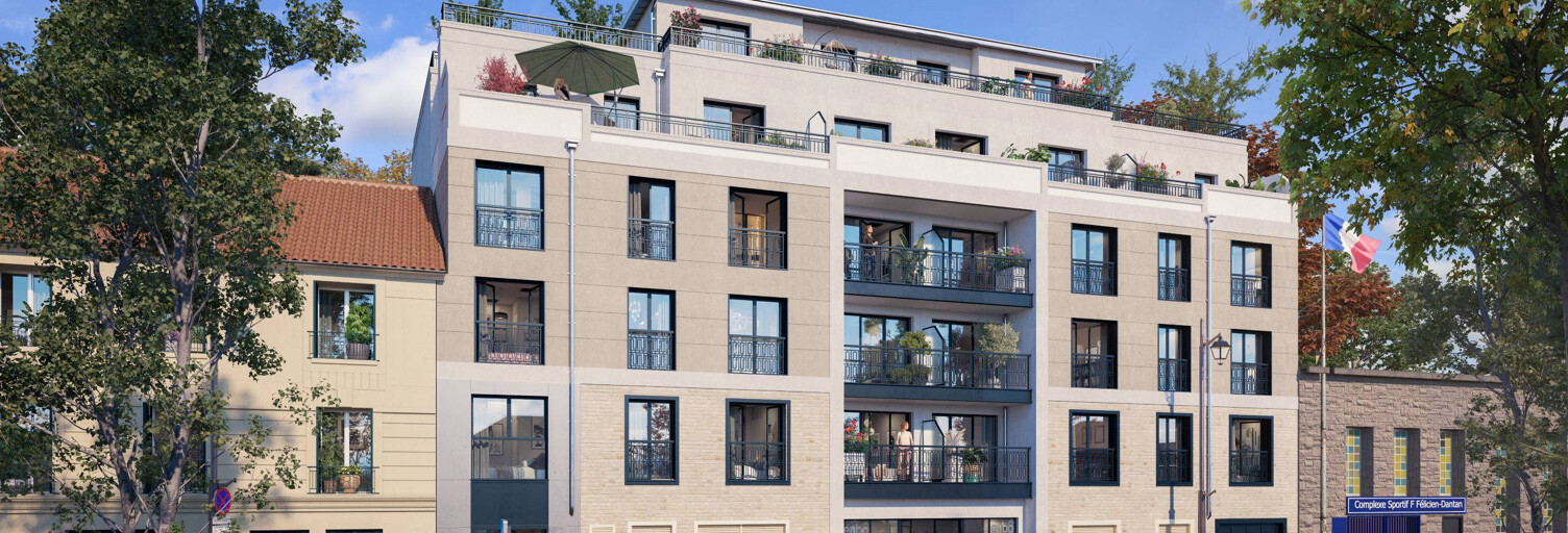 Appartement neuf T1, T2, T4 Pièce 33 à 84 m² à vendre à Mantes-la-Jolie (78200)