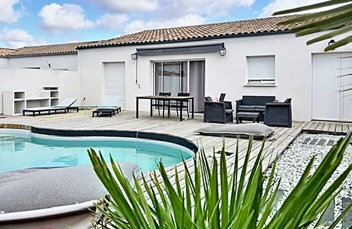 Maison de plain-pied - 2019 - 83 m² - 3 chambres - Jardin, piscine et garage — photo 2