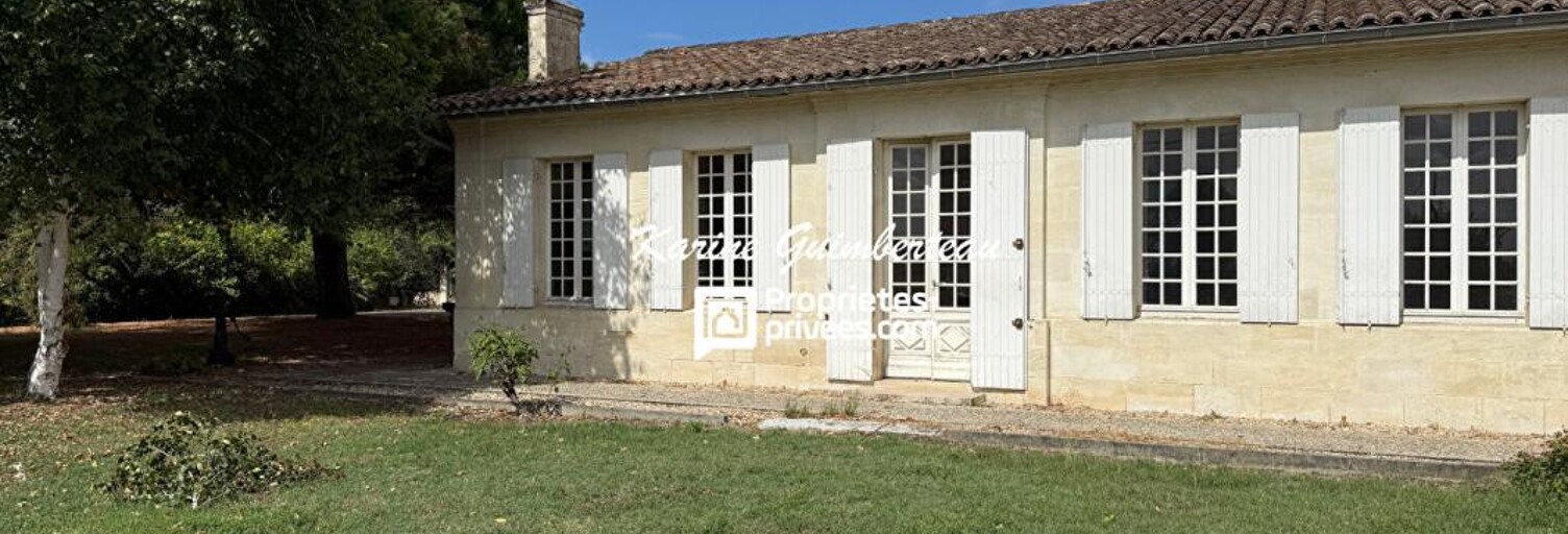 Maison 9 Pièces 200 m² à vendre à Fronsac (33126)