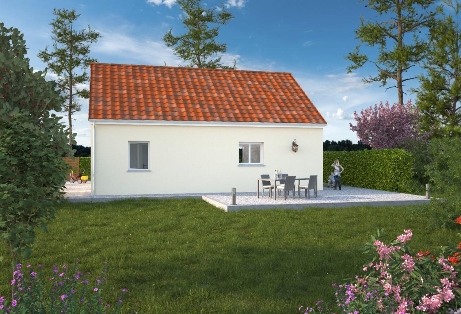 Terrain constructible DEMIGNY 694 m² — photo 1