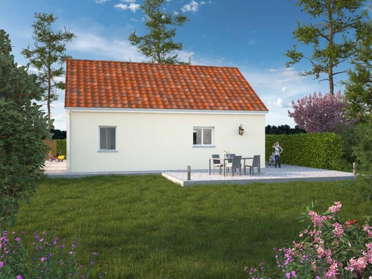 Terrain constructible DEMIGNY 694 m² — photo 1
