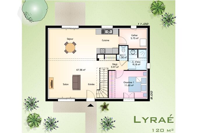 Terrain Crissey 920 m² — photo 3