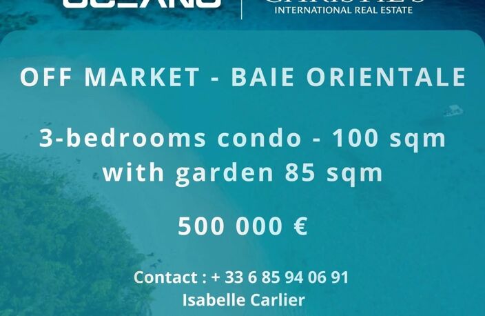 Appartement T4 avec jardin 85 m2 - Baie Orientale — photo 2