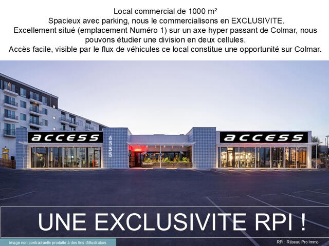 Commerce proposé à Colmar