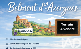 Terrain  965 m² à vendre à Belmont-d'Azergues (69380)