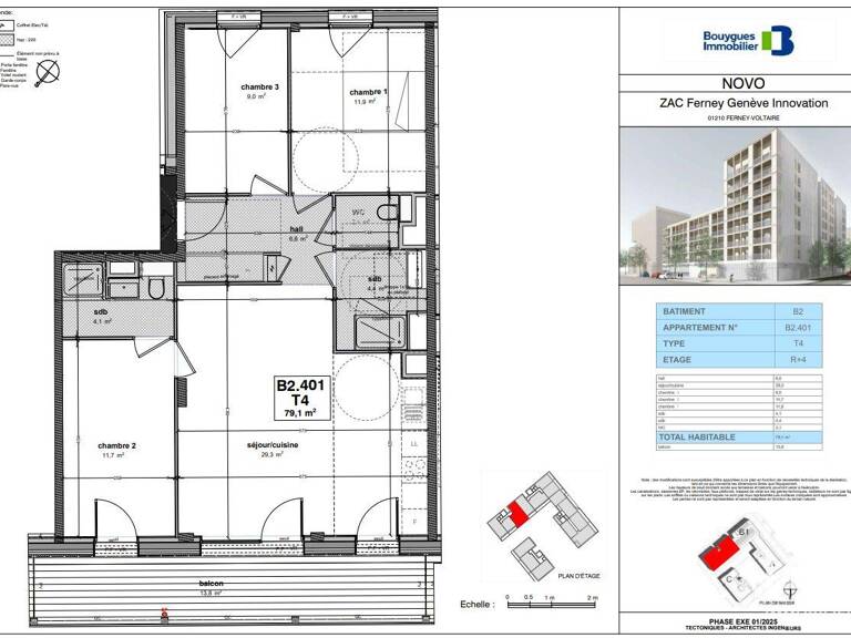 Vente Appartement 4 pièces — photo 1
