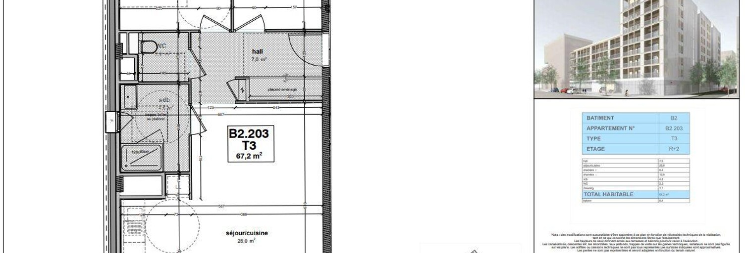 Appartement 3 Pièces 67 m² à vendre à Ferney-Voltaire (01210)