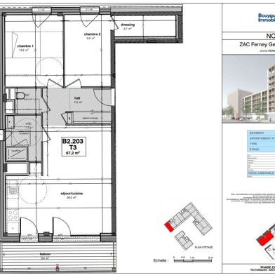 Appartement 3 pièces 461000 €