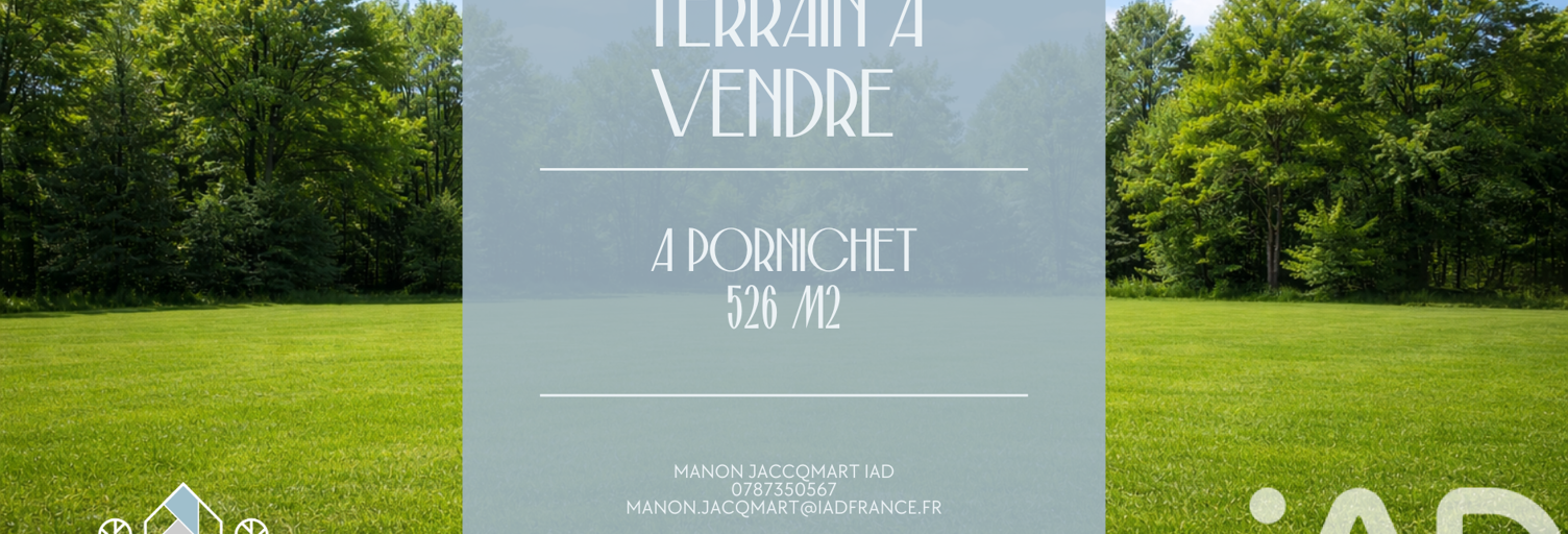 Terrain  526 m² à vendre à Pornichet (44380)