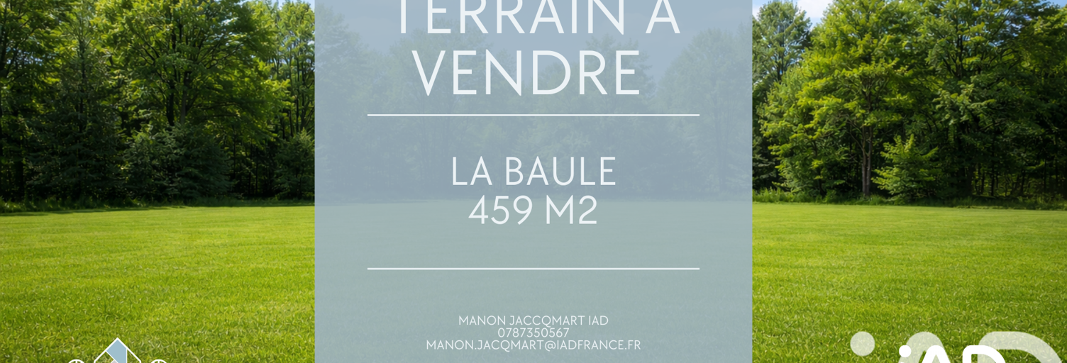 Terrain  459 m² à vendre à La Baule-Escoublac (44500)