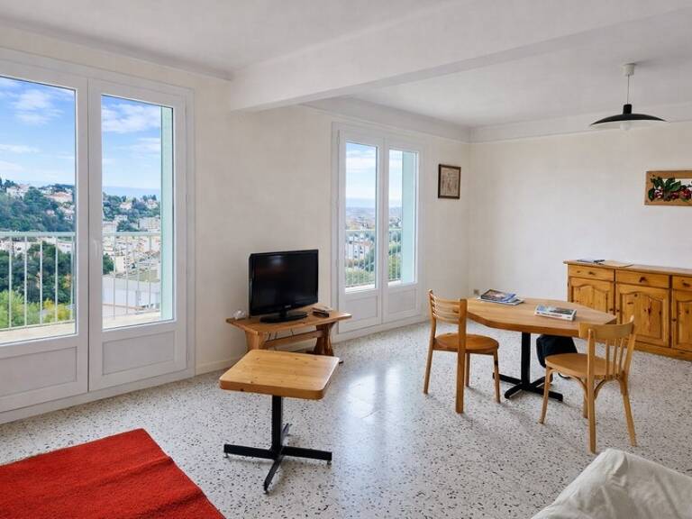 À vendre – Appartement T3 de 70m² terrasse avec vue dégagée, garage fermé et cave – Nice 06100 secteur Henry Dunant — photo 1