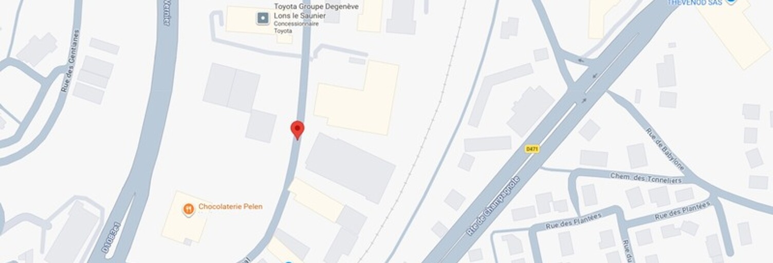 Local industriel  410 m² à vendre à Lons-le-Saunier (39000)