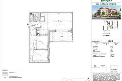 Appartement 3 pièces 308000 €