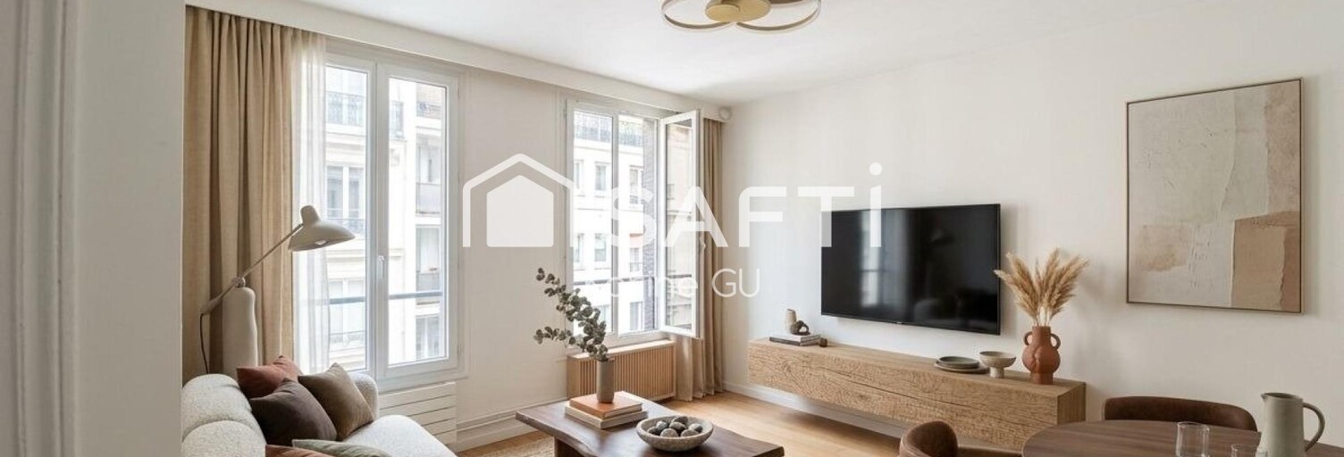 Appartement 4 Pièces 68 m² à vendre à Paris 17 (75017)