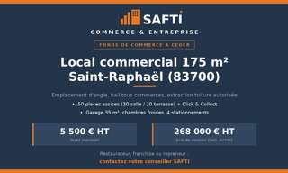 Commerce  175 m² à vendre à Saint-Raphaël (83700)