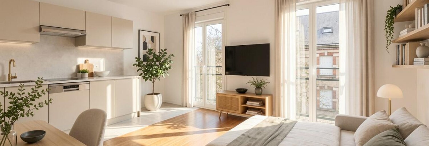 Appartement 1 Pièce 23 m² à vendre à Nantes (44000)