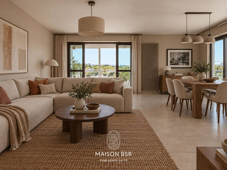 Bel Appartement Type 3 lumineux avec vue  sur la Loire 80 m2 au 7 è étage avec parking et cave. — photo 1