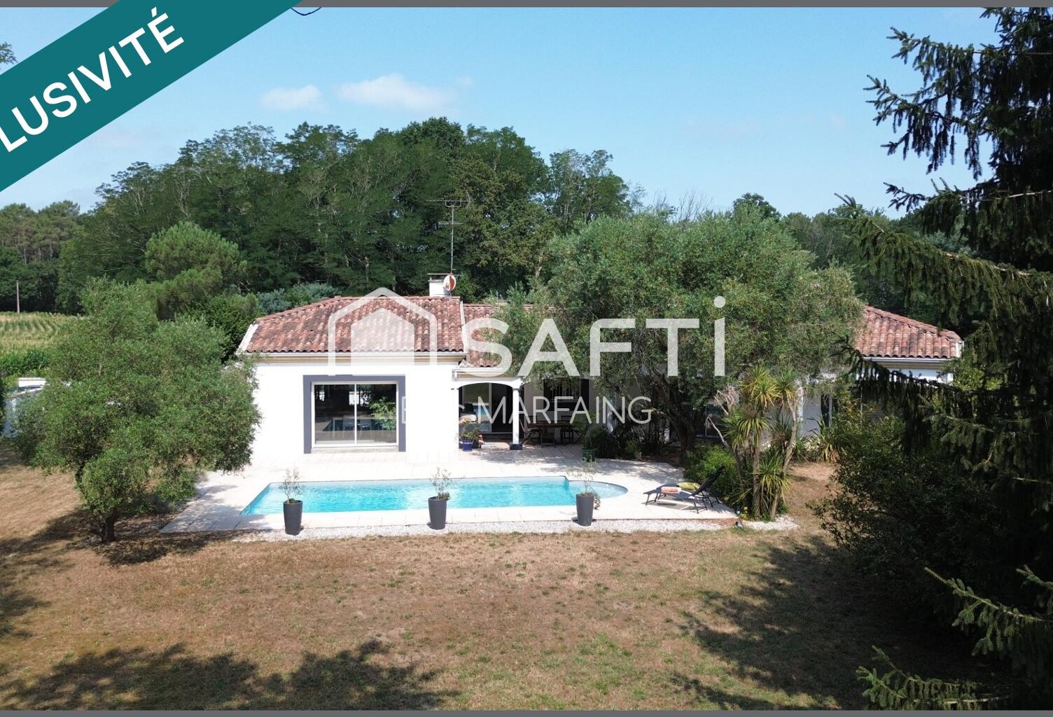 Villa d'architecte avec piscine, sans travaux — photo 1