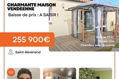 Maison 3 pièces 255900 €