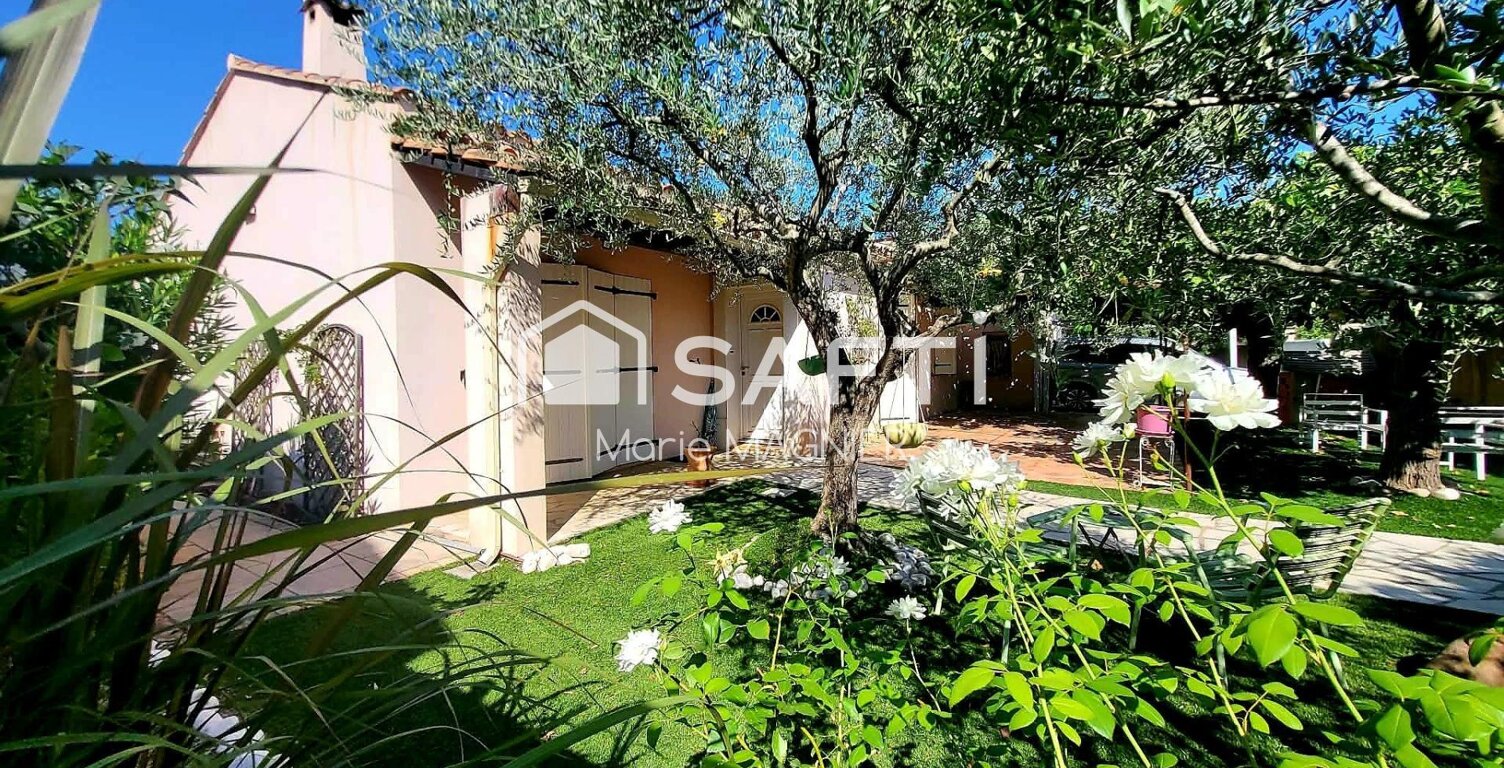 Coup de cœur à Cogolin :  villa de plain-pied 107 m², piscine, garage, et studio indépendant dans un quartier calme et résidentiel. — photo 1