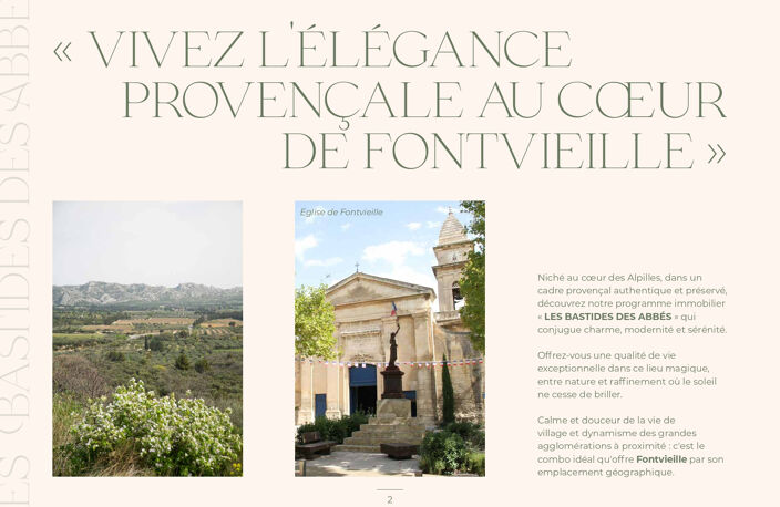 Fontvieille, terrain à bâtir ' Domaine Les Bastides des Abbés ' — photo 4