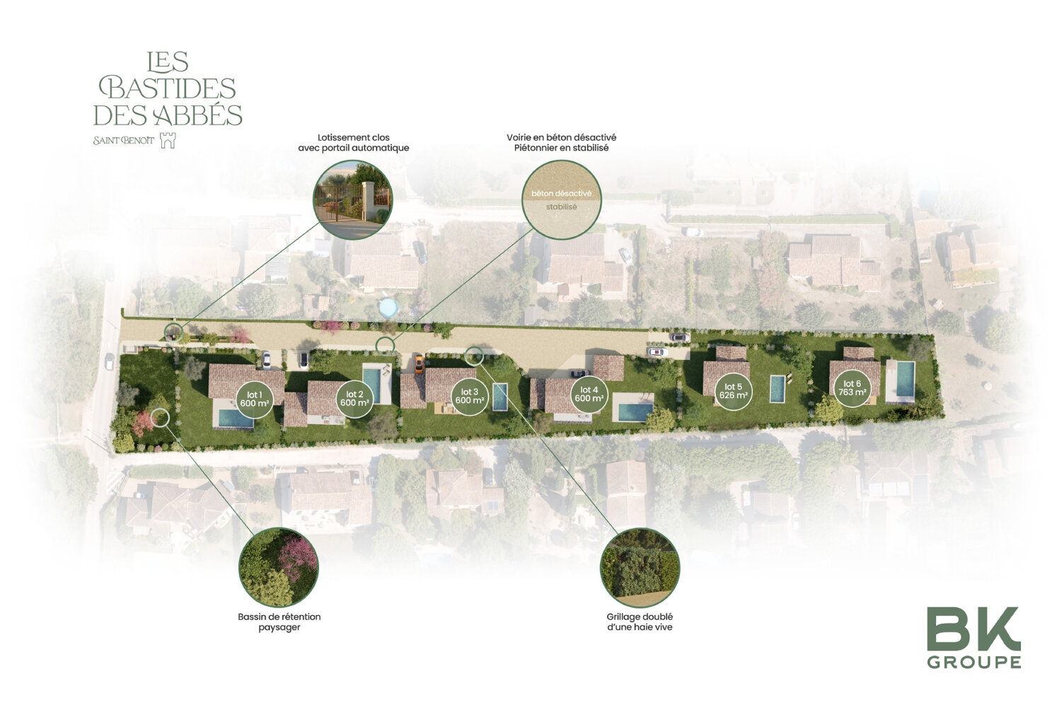 Votre terrain à Fontvieille, dans ce cadre de verdure — photo 1