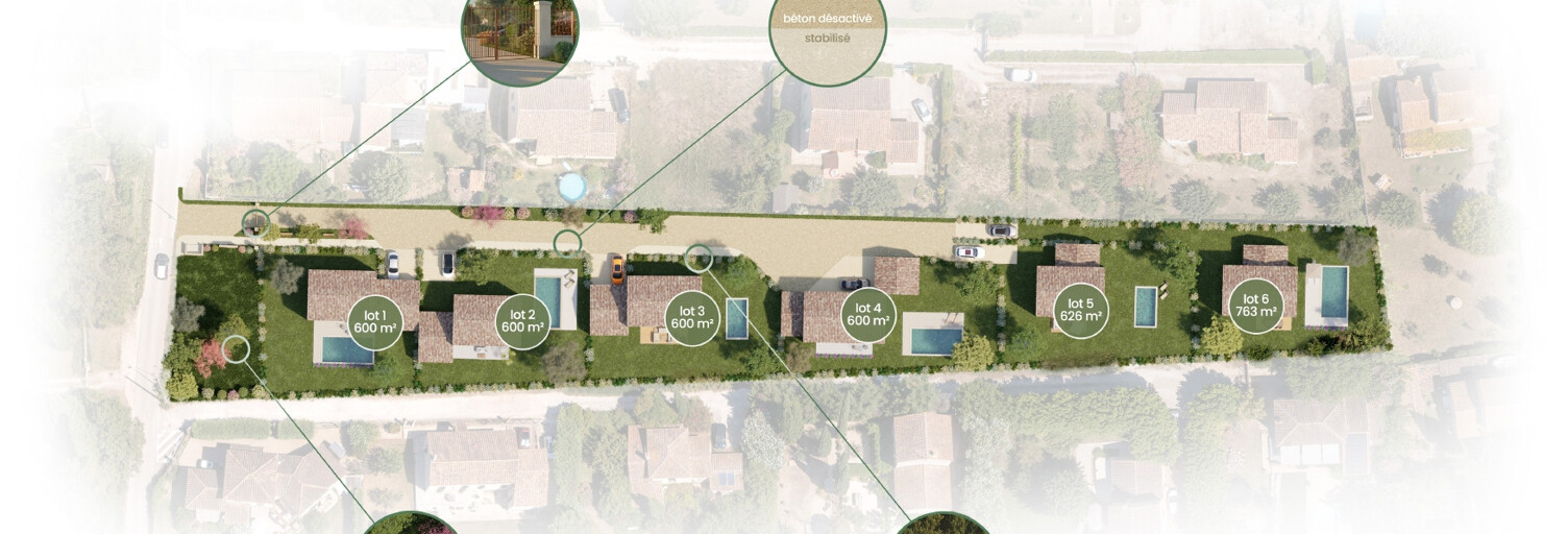 Terrain  626 m² à vendre à Fontvieille (13990)