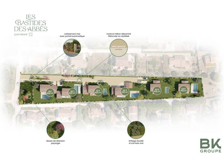 Votre terrain à Fontvieille, dans ce cadre de verdure — photo 1