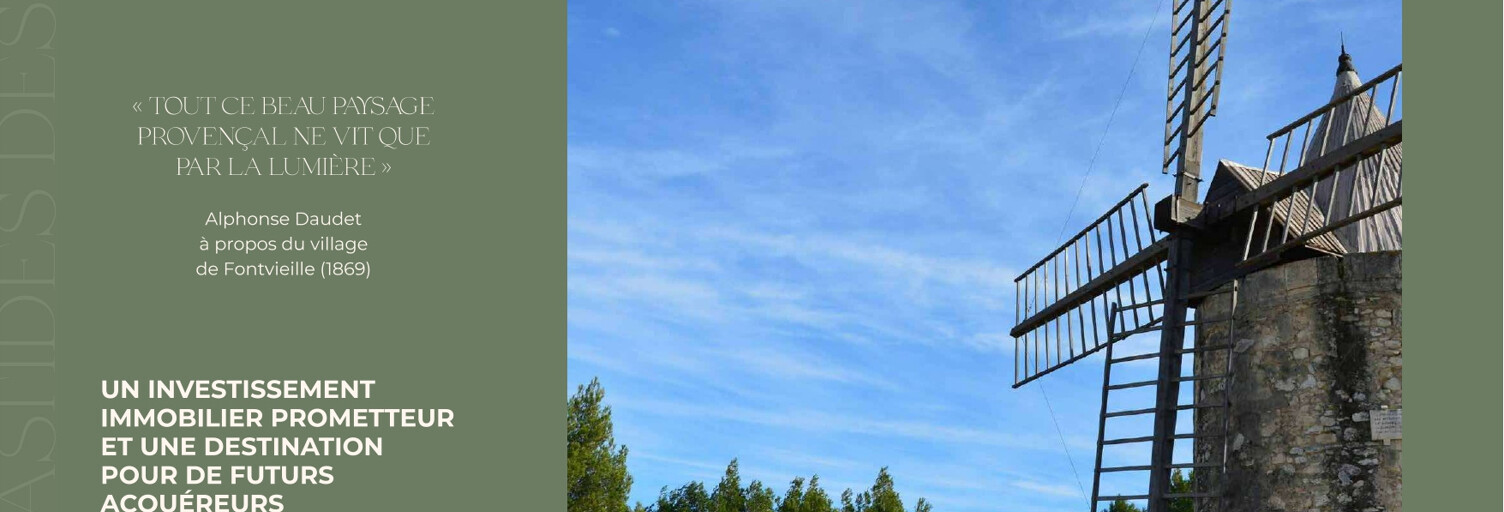 Terrain  600 m² à vendre à Fontvieille (13990)