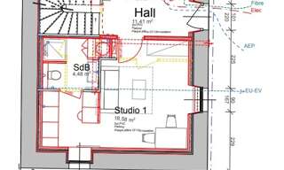 Appartement 1 Pièce 23 m² à vendre à Saint-Martin-des-Champs (29600)