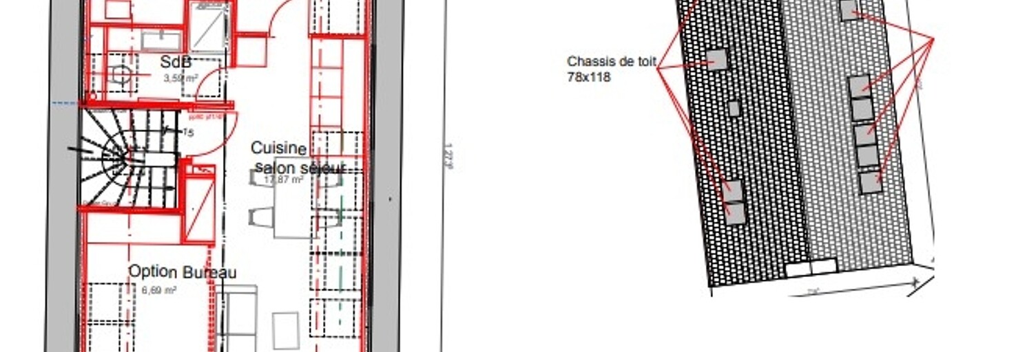 Immeuble  38 m² à vendre à Saint-Martin-des-Champs (29600)