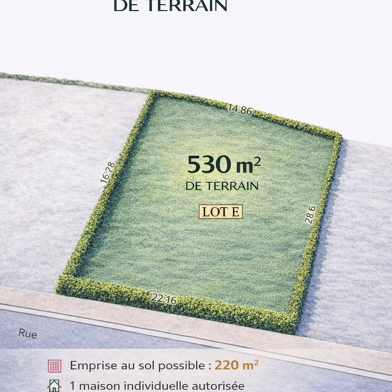 Terrain  232000 €