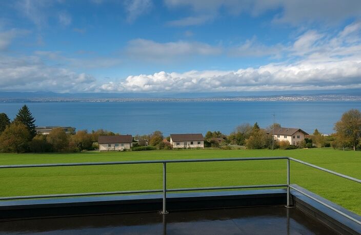 Appartement à vendre 4 pièces Attique Traversant avec Vue Imprenable sur le Lac Léman EVIAN LES BAINS (74) — photo 3