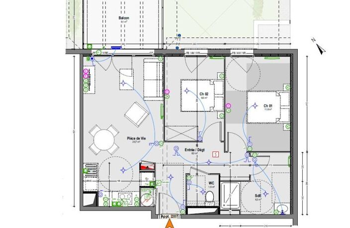 🏡 T3 neuf avec terrasse – 2ème étage – Saint-Paul-lès-Dax – Résidence L’Orée — photo 4