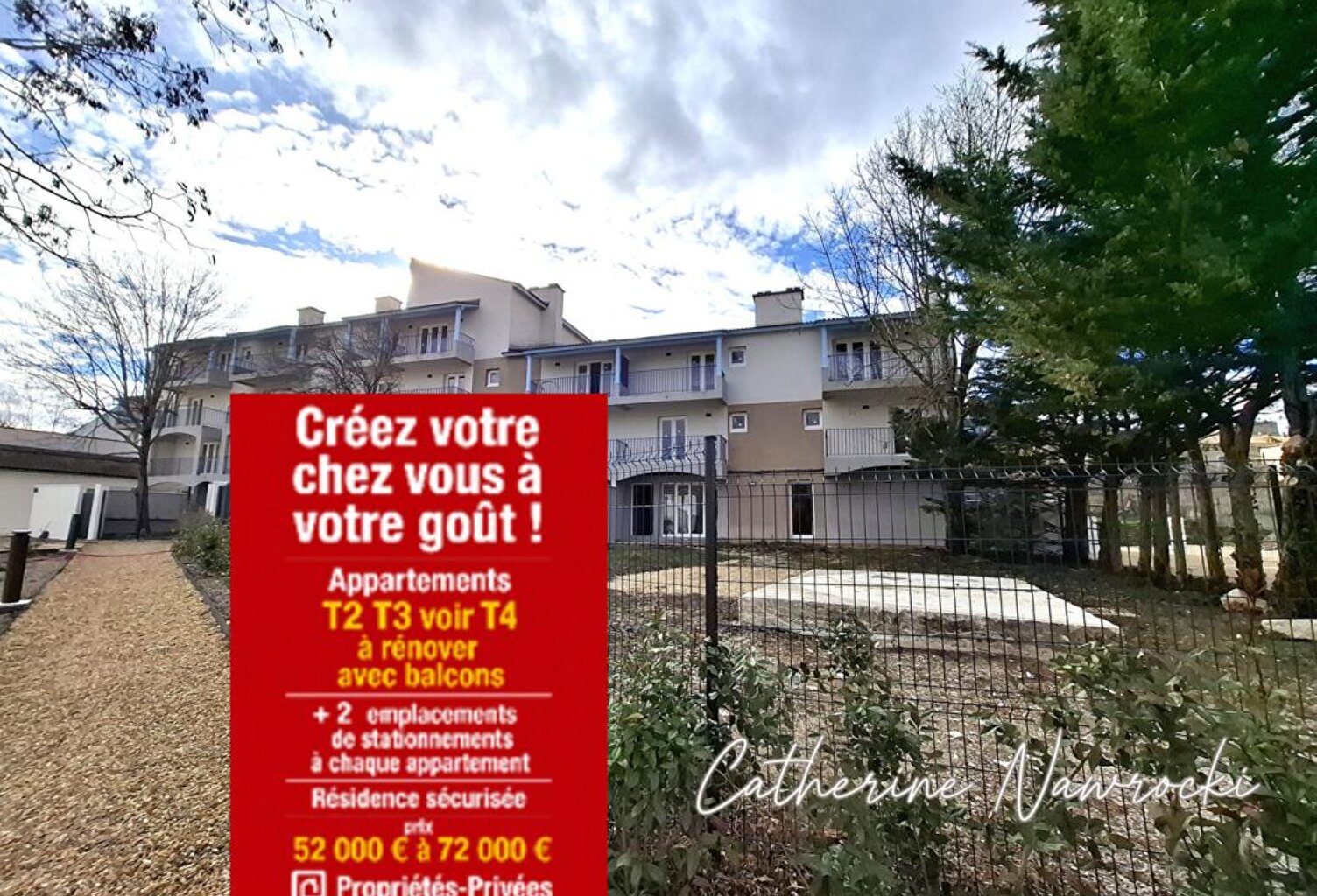 Saint-Christol (84)  Appartement 62 m² avec 2 balcons 56 000 — photo 1