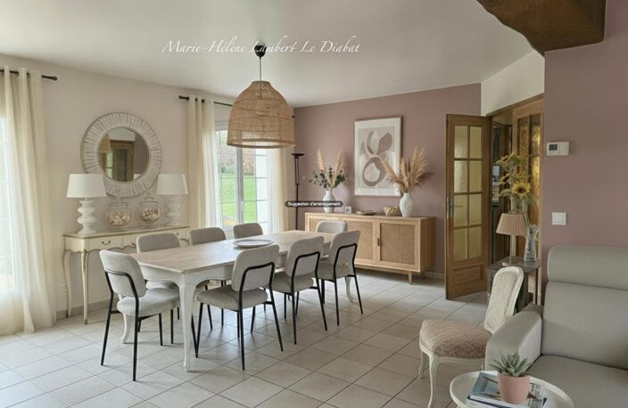 MAISON CLIMATISÉE À SAINT JOUIN BRUNEVAL - VIE DE PLAIN PIED - Maison  7 pièce(s) - Jardin 1500 m2 — photo 5
