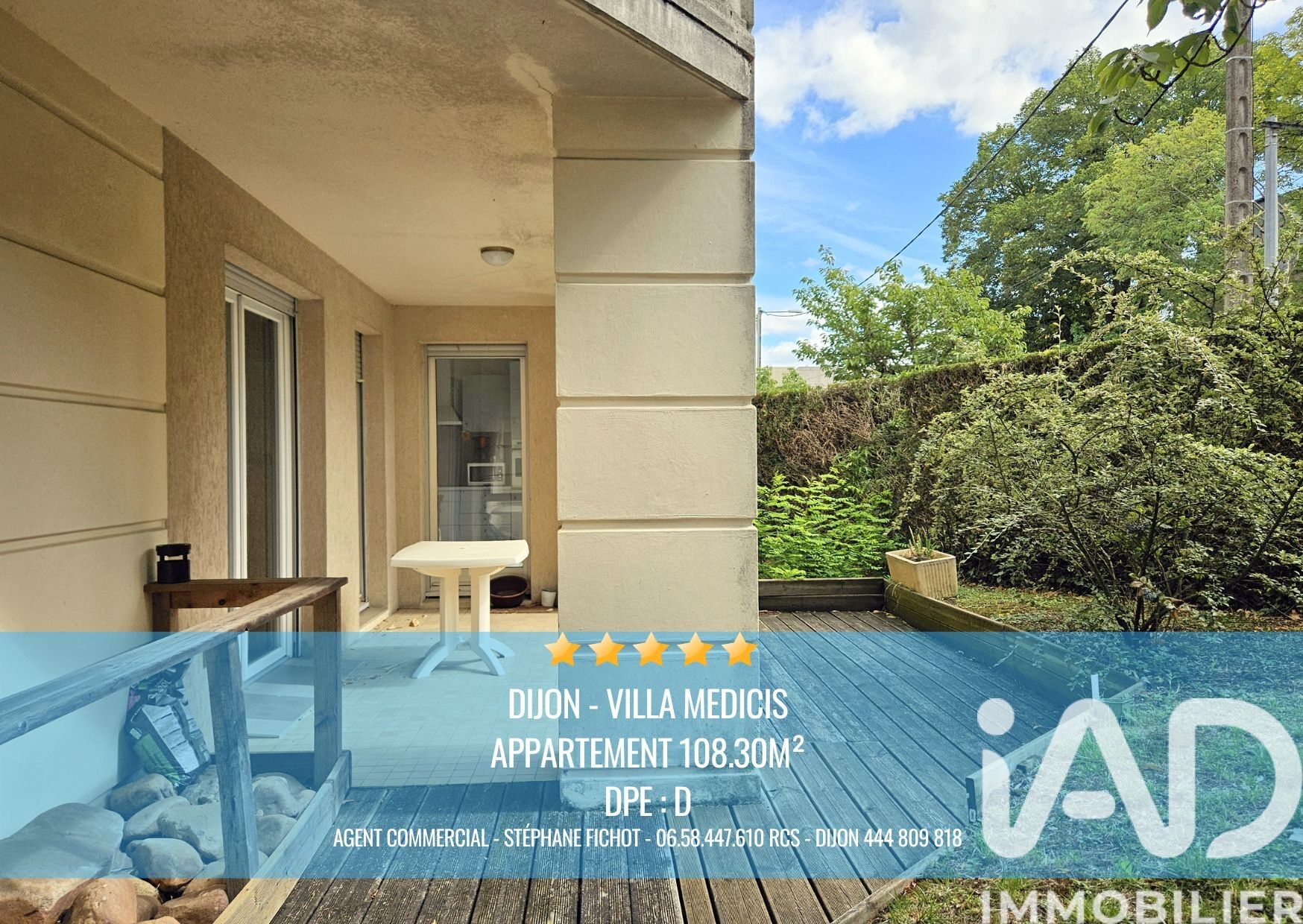 Dijon - 108m² - 3p. - 1ch.