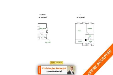 Appartement 2 pièces 90000 €