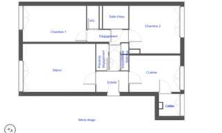 Appartement 3 Pièces 68 m² à louer à Saint-Étienne (42100)