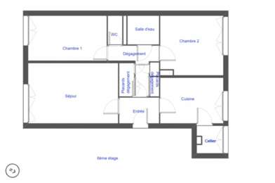 Appartement 3 pièces 610 €