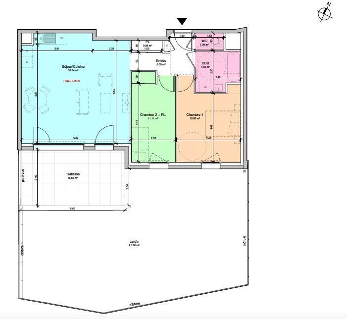 Vente Appartement 3 pièces - Photo 2