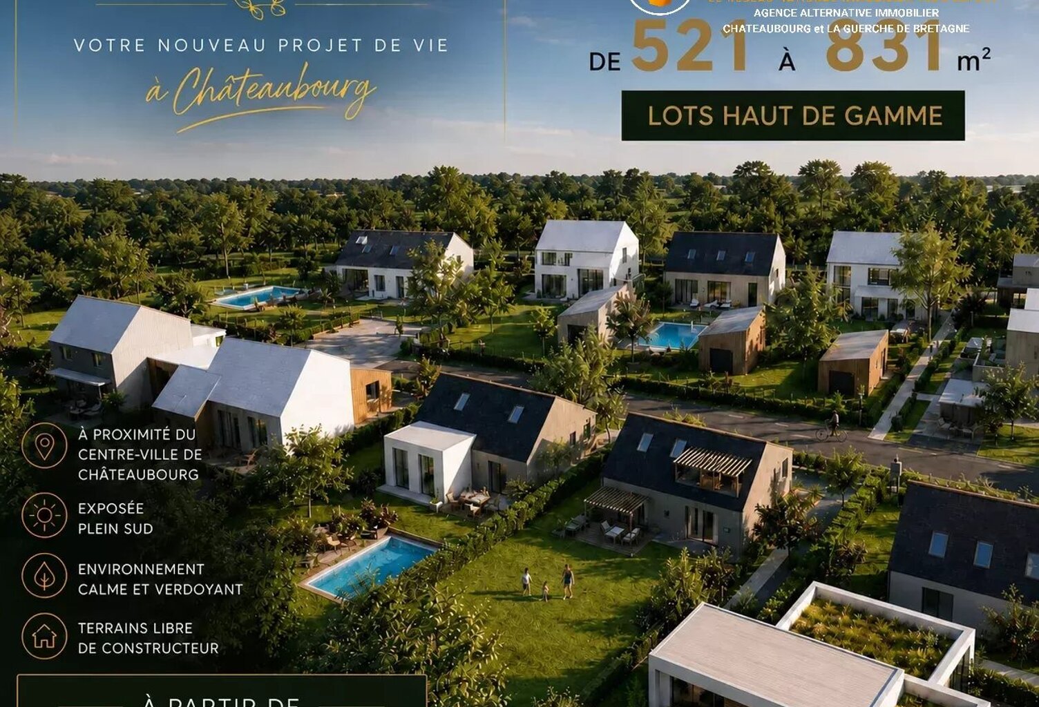 Terrain à bâtir, Châteaubourg, 521 m², libre de constructeur — photo 1