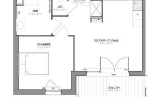 Appartement 2 Pièces 42 m² à vendre à Draguignan (83300)