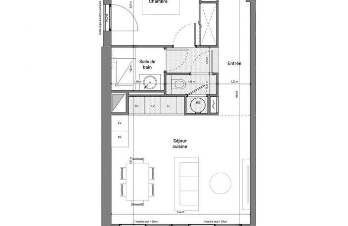 Vente Appartement 2 pièces — photo 3
