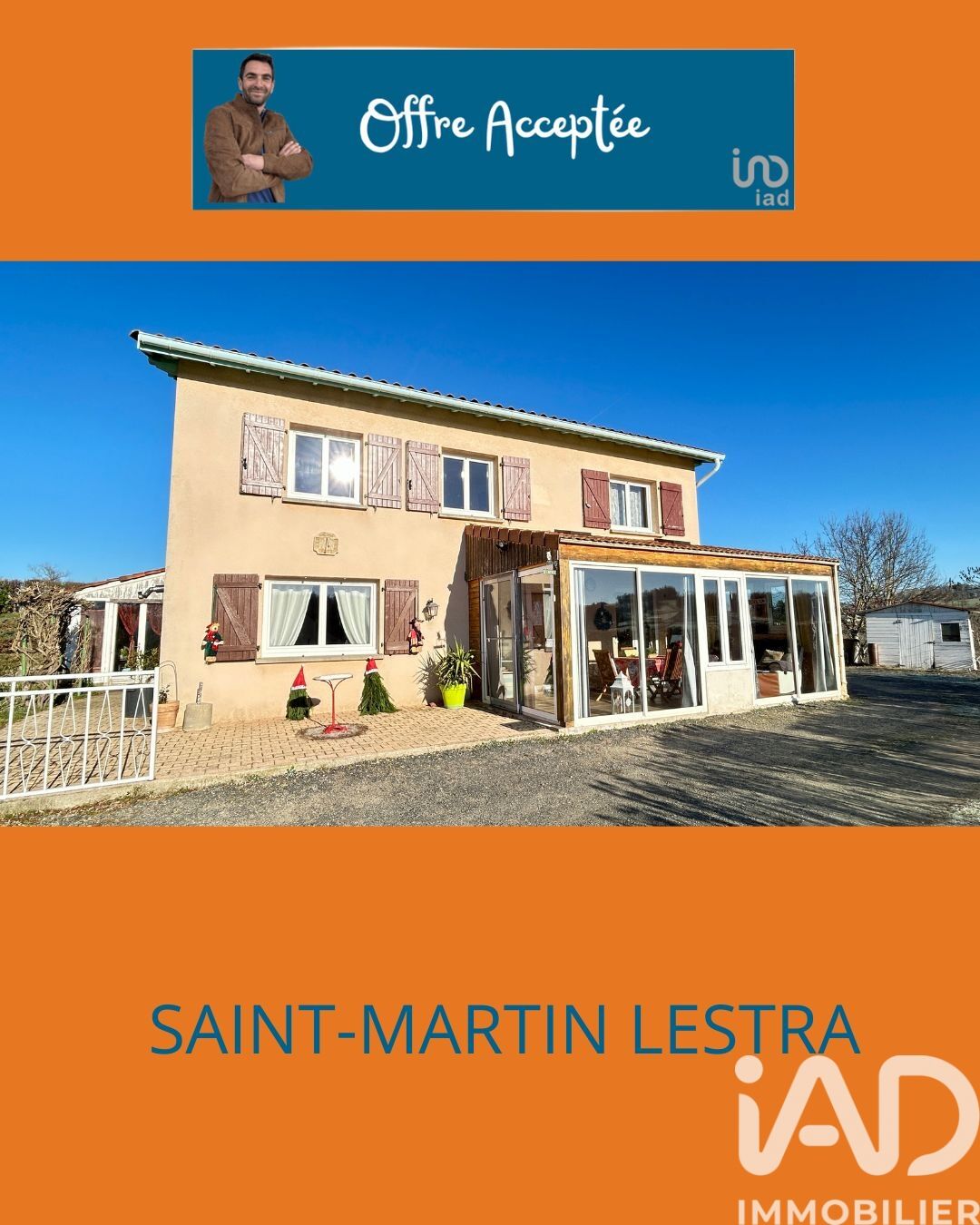 St-Martin-Lestra - 150m² - 6p. - 5ch.