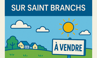 Terrain  594 m² à vendre à Saint-Branchs (37320)