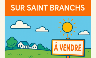 Terrain  744 m² à vendre à Saint-Branchs (37320)